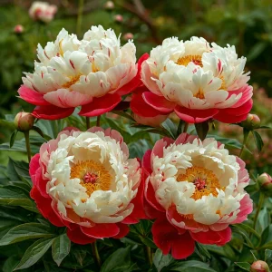 Пион Коралловый Каскад купить по цене от 490р. в интернет-магазине «Посадика» с доставкой почтой в в Жукове и по всей России – [изображение №1].
